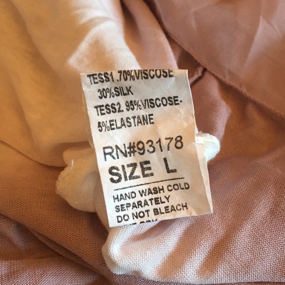 Moda seta pink and white blouse size large - Picture 8 of 8